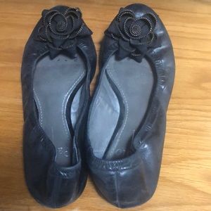 Ballet flats by Linea Paola. Black size 8.
